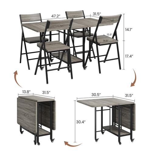 Dining table set for - for, 4